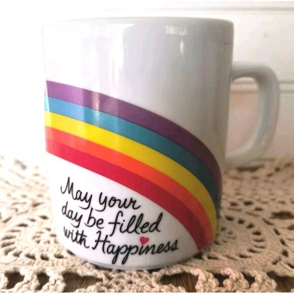 Vintage Avon Easter Happiness and Love Mug SET/2 Mugs, 1983 & 1984 Mugs, EUC - Picture 2 of 10